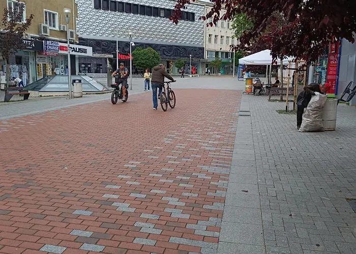 на центъра на до фонтаните и морето и градинта Lejlighed